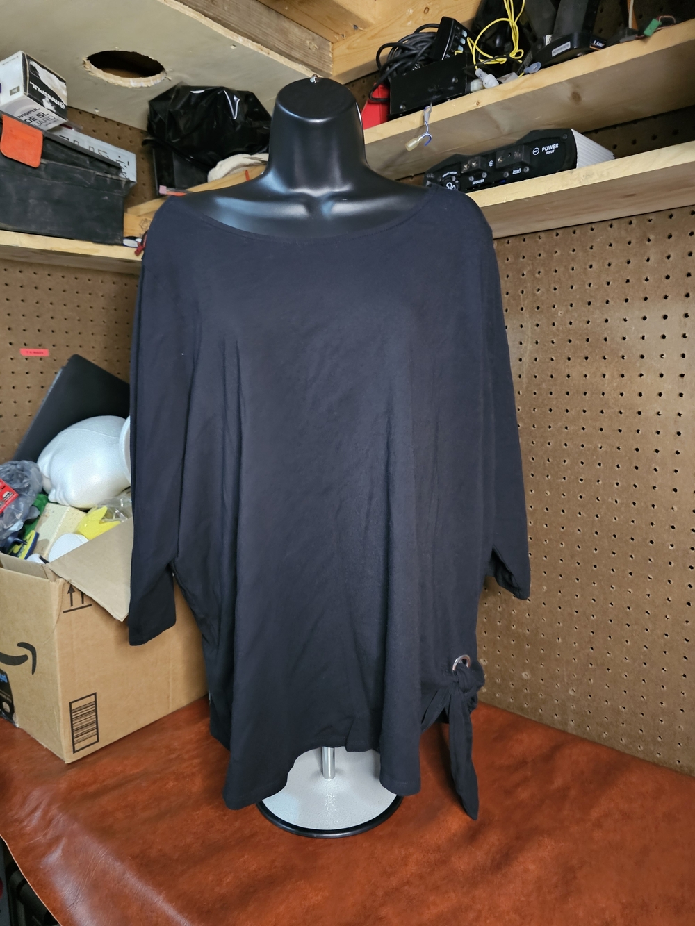 Belle by Kim Gravel Black Stop with Tie On The Side 2x